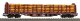 Piko 24610 Stammholztrpwg. Roos-t642 RSBG VI m.Holzladung