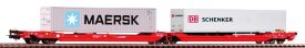 Piko 24619 T3000e DB AG  VI, beladen mit 1x Container...