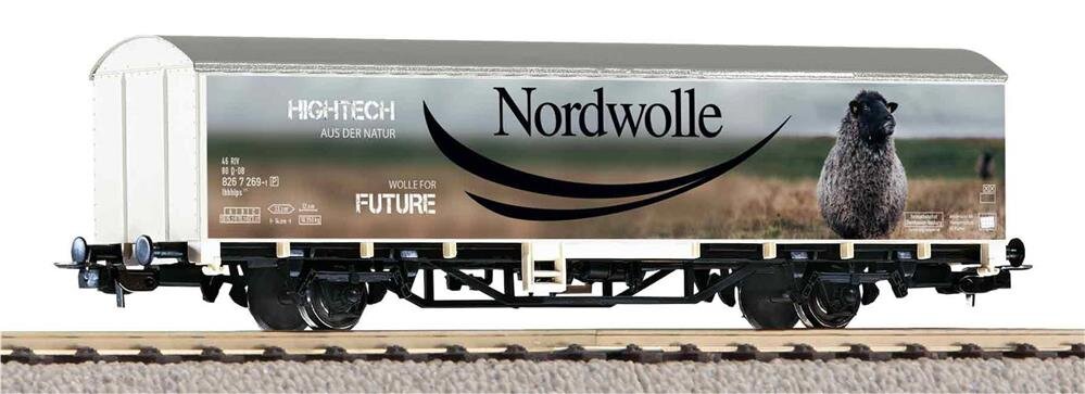 Piko 27705 Ged. Güterwg. Starke Marken Nordwolle DB AG VI