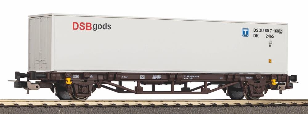 Piko 27720 Containertragwg. Lgjs DSB  V, beladen mit 40`Container DSB