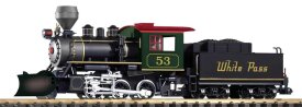 Piko 38260 G-US Dampflok mit Tender Mini-Mogul WP&YR,...