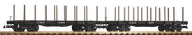 Piko 38785 G-2er Set G-Flachwg. C&S mit Rungen