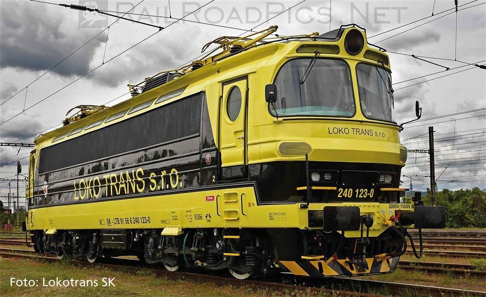 Piko 51997 ~E-Lok/Sound Rh 240 Laminátka gelb-schwarz Lokotrans VI + PluX22 Dec.