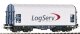 Piko 54393 Schiebeplanenwagen Shimmns "LogServ"