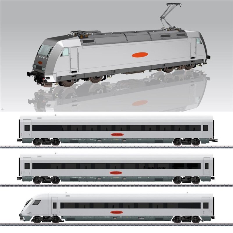 Piko 58151 Zugset/Sound Metropolitan BR 101 + 2 Personenwg. + Steuerwg. DB AG V