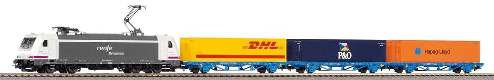Piko 96900 S-Set E-Lok TraXX Renfe + 3 Containertragwg. Renfe A-Gleis & B
