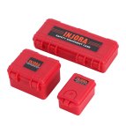 Injora Dachboxen / Werkzeugboxen 1:10, 3 Stück, rot