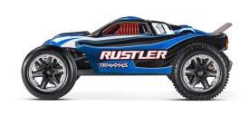 TRAXXAS Rustler blau 1/10 2WD Stadium-Truck RTR