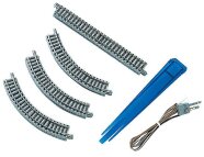 TOMIX 971080 Gleis-Set Spur N, Oval mit Holzschwellen