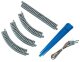 TOMIX 971080 Gleis-Set Spur N, Oval mit Holzschwellen