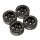 Injora Messing Beadlock Felgen schwarz 1.0 plus SXC24 TRX-4M