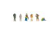 Noch 36247 N Backpacker und Tramper, 6 Figuren