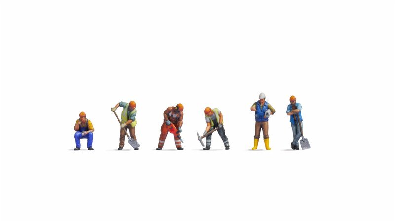 Noch 35050 N Bauarbeiter 6 Figuren