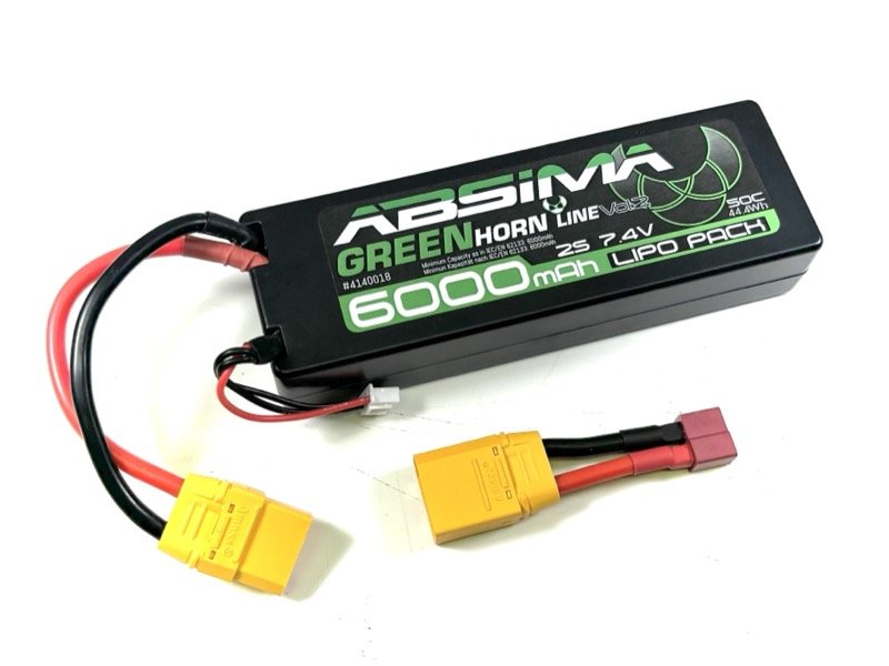 Absima Greenhorn V2 LiPo 2S 7,4V-50C 6000mAh XT90/T-Plug