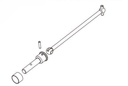Absima Truggy/MT CVD Antriebswellen (2)