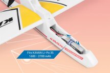 KAVAN Beta 1400 RTF RC Segler 1400mm mit Akku Sender rot