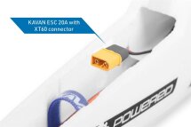 KAVAN Beta 1400 RTF RC Segler 1400mm mit Akku Sender rot