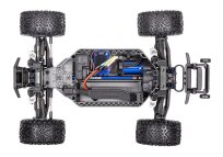 Traxxas Combo Rustler 4x4 VXL HD rot 1/10 RTR Brushless + Lipo + Lader