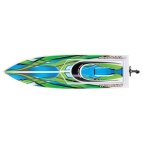 TRAXXAS BLAST wei&szlig;/gr&uuml;n 23-Zoll Rennboot Brushed, mit Akku und USB-C Ladeger&auml;t
