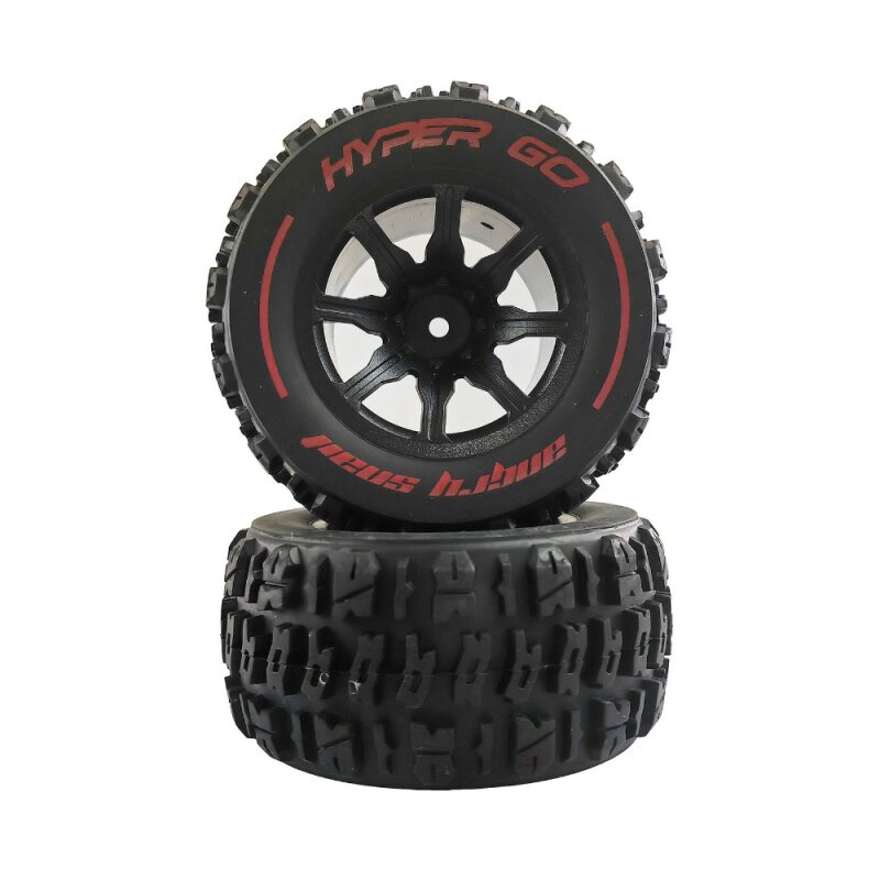 Hyper Go 1:14 Kompletträder Truggy, 2 Stück 14300E1