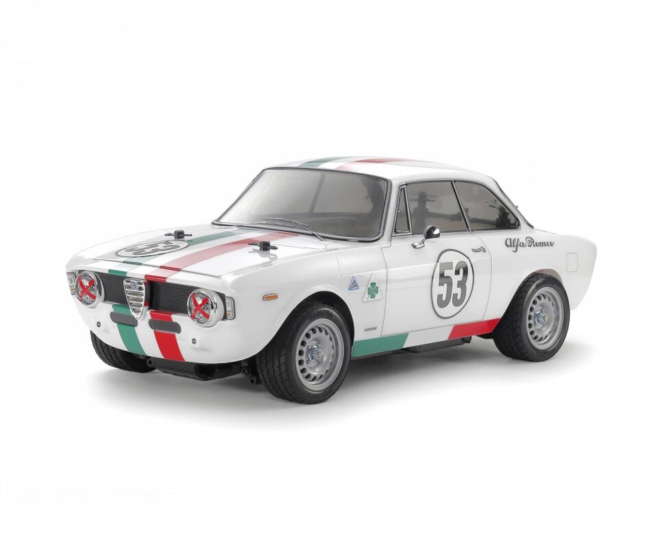 Tamiya 1:10 RC Alfa Rom. Giulia Club lackiert.MB-01 Bausatz