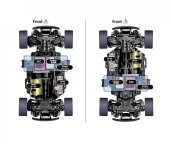 Tamiya 1:10 RC Alfa Rom. Giulia Club lackiert.MB-01 Bausatz