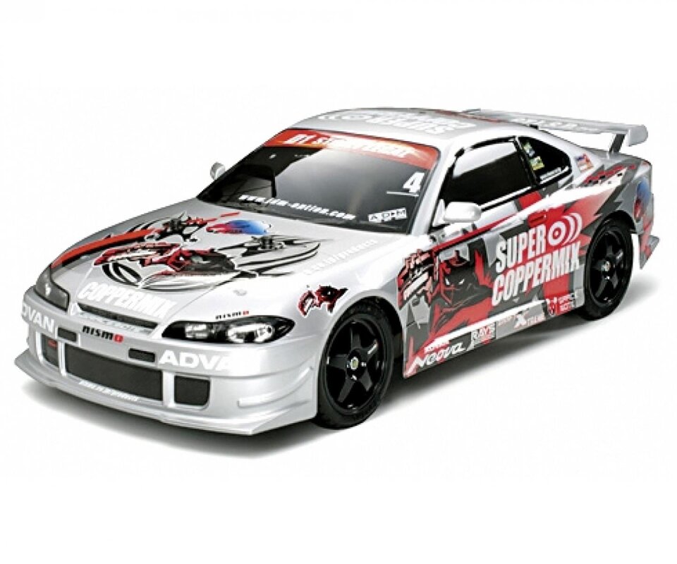 Tamiya Karosserie Satz NiSMO Coppermix Silvia 1:10 Klar