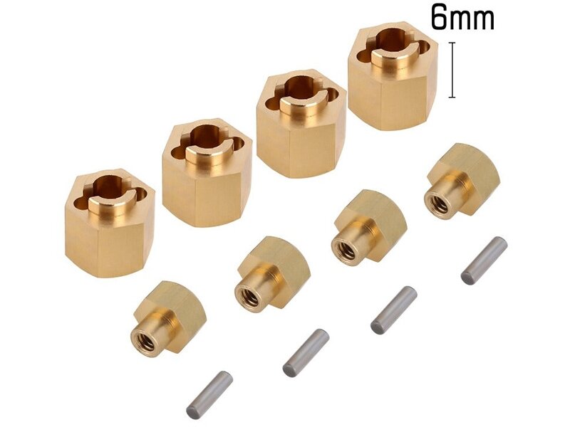 Injora Messing Spurverbreiterung +3mm Axial SCX24