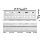 INJORA 65*21mm Metal Sandbleche f&uuml;r 1/18 1/24 RC Crawlers
