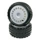 Absima 1:10 Buggy Räderset "Mini Pin" hinten weiß 12mm HEX (2)