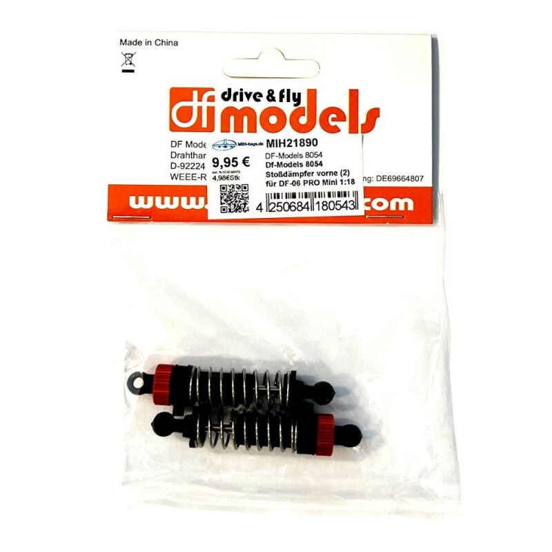 Df-Models 8054 Stoßdämpfer vorne (2) für DF-06 PRO Mini 1:18