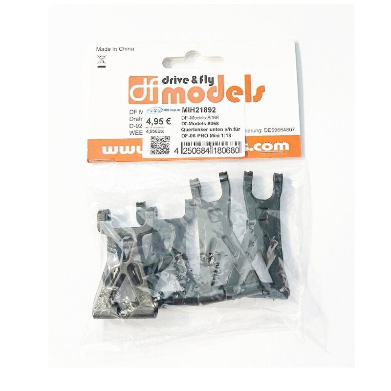 Df-Models 8068 Querlenker unten v/h für DF-06 PRO Mini 1:18