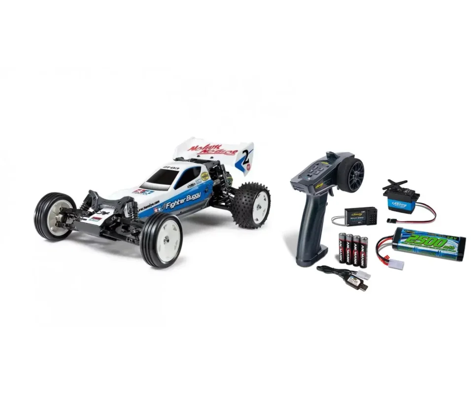 Tamiya 1:10 RC Neo Fighter Buggy DT-03 Bausatz Combo