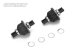 CARTEN Kegeldifferential komplett (2) NBA230 für T410 / T410R / M-Chassis