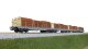 Kato 1891 RhB 43er Set Rungenwagen R-w Holztransport  , 4-achsig Spur N