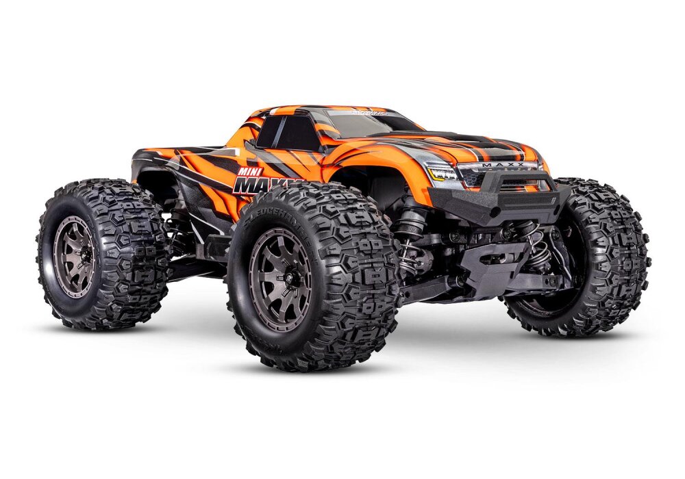 TRAXXAS MINI MAXX 1:16 4WD orange BL-2S Brushless, HD, mit Akku/Lader