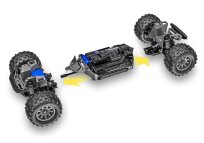 TRAXXAS MINI MAXX 1:16 4WD orange BL-2S Brushless, HD, mit Akku/Lader