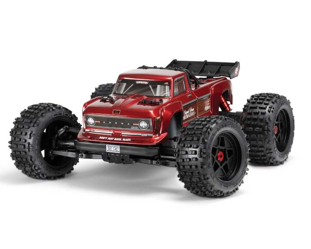Arrma 1/10 OUTCAST 4X4 4S V2 BLX Stunt Truck RTR, Rot