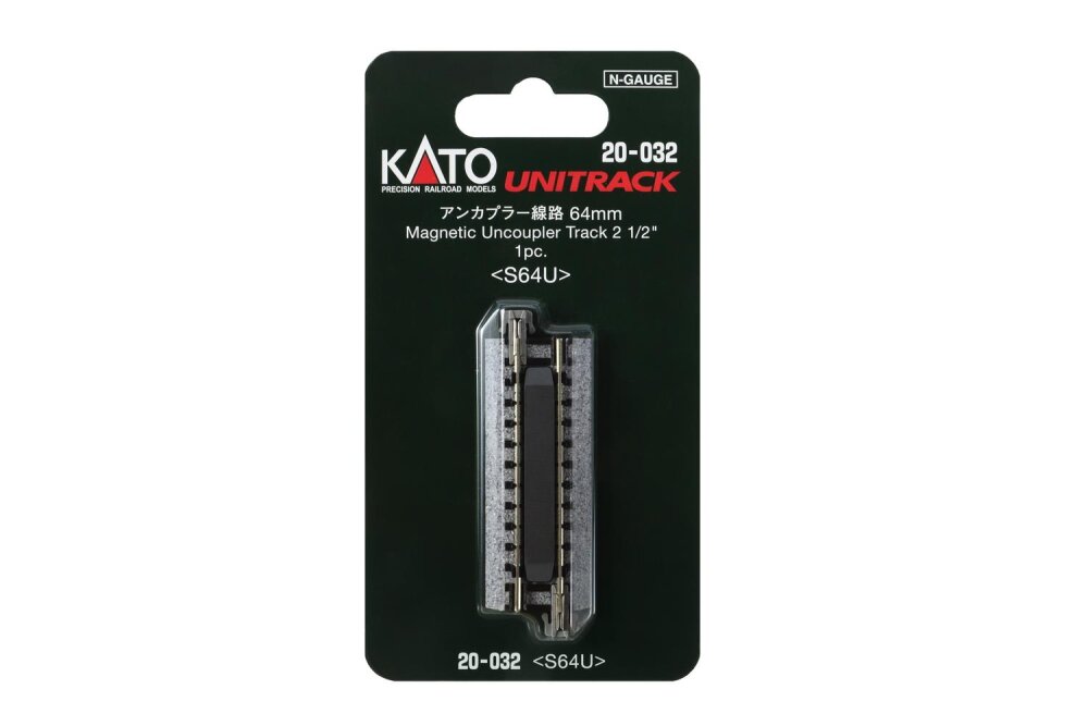 Kato Spur N K20-032 Entkupplungsgleis gerade 64mm