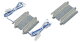 Kato Spur N K20-043 Anschlussgleis-Set Doppelgleis gerade 62mm mit Betonschwellen