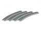 Kato Spur N K20-130 Gleis gebogen R348mm 30° 4 Stück Holzschwellen