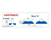 Kato Spur N K20-863 Gleis-Set V4 Ausweichgleis elektr....