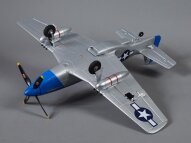 DERBEE P-51D Mustang Warbird PNP blau - 75cm