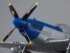 DERBEE P-51D Mustang Warbird PNP blau - 75cm