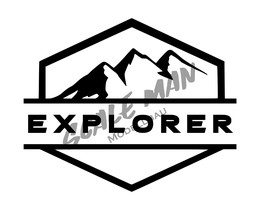 Scale-Man Aufkleber "Explorer" (2 Stück) 1:10