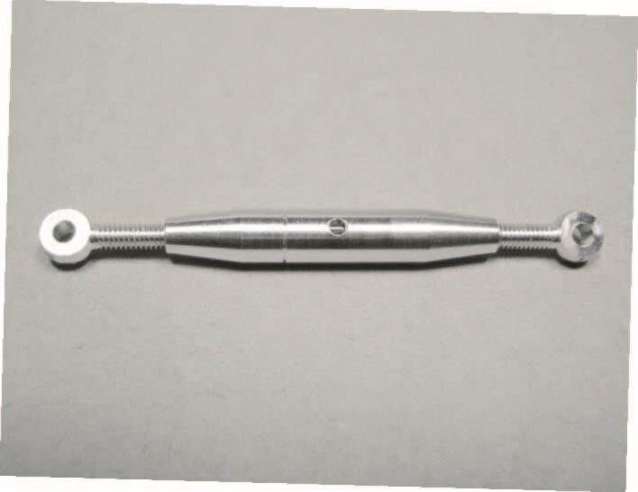 R.E.M. 2 St. Präzisions-Spannschloss M 2,5 / L=30 mm / Aluminium