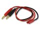 Ladekabel Goldkontakt 3,5mm  AWG16 30cm mit 4mm Bananenstecker