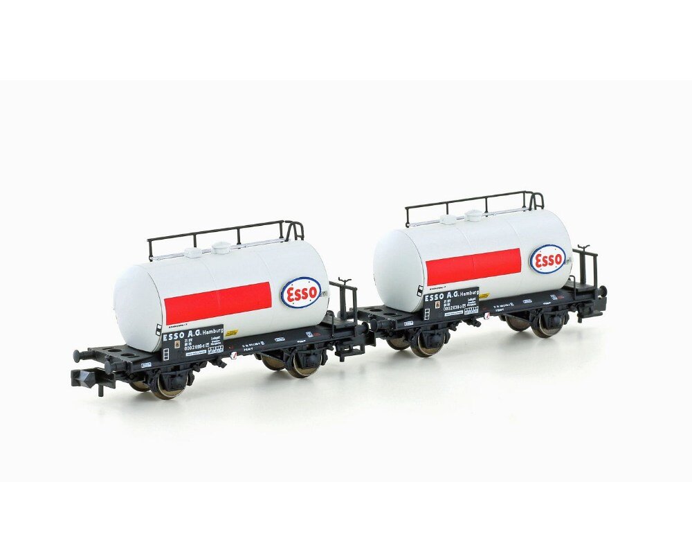 Hobbytrain H24832 N 2er Set Leichtbau-Kesselwagen DB/Esso