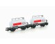 Hobbytrain H24832 N 2er Set Leichtbau-Kesselwagen DB/Esso