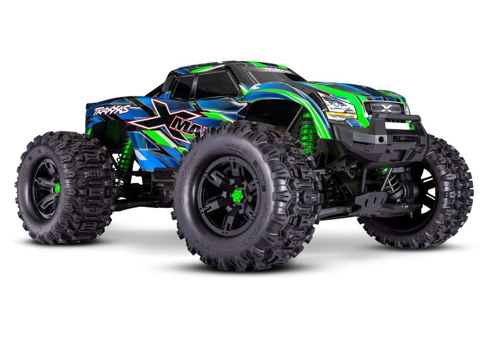 TRAXXAS X-Maxx 4x4 8S VXL grün 1/7 Monster-Truck RTR Brushless, ohne Akku/Ladegerät, belted